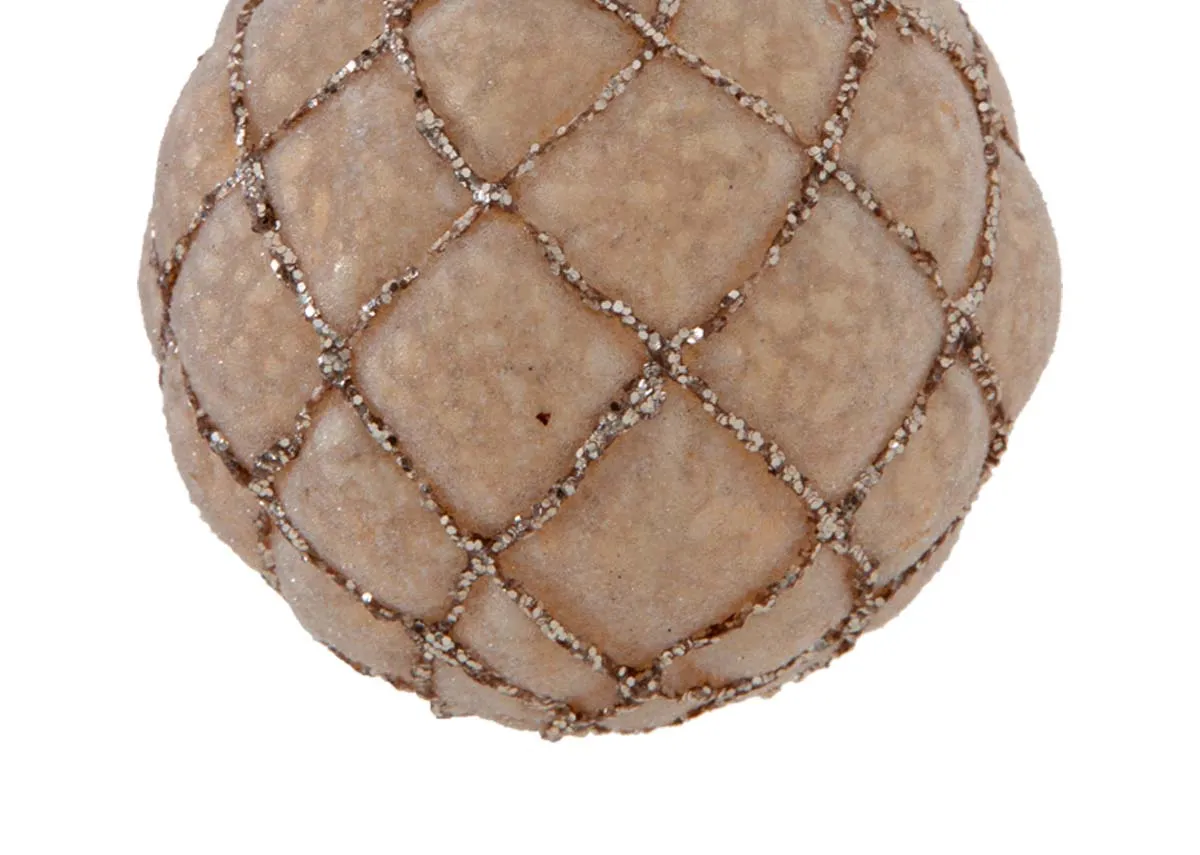 A dimension image of All I want for Christmas bauble with 10cm