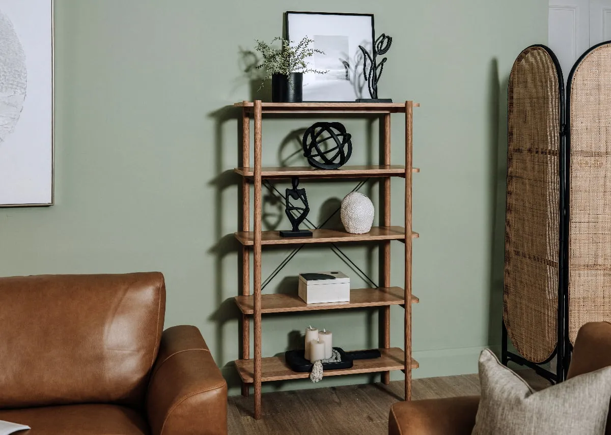 Oak Display Shelf Unit - Gallina