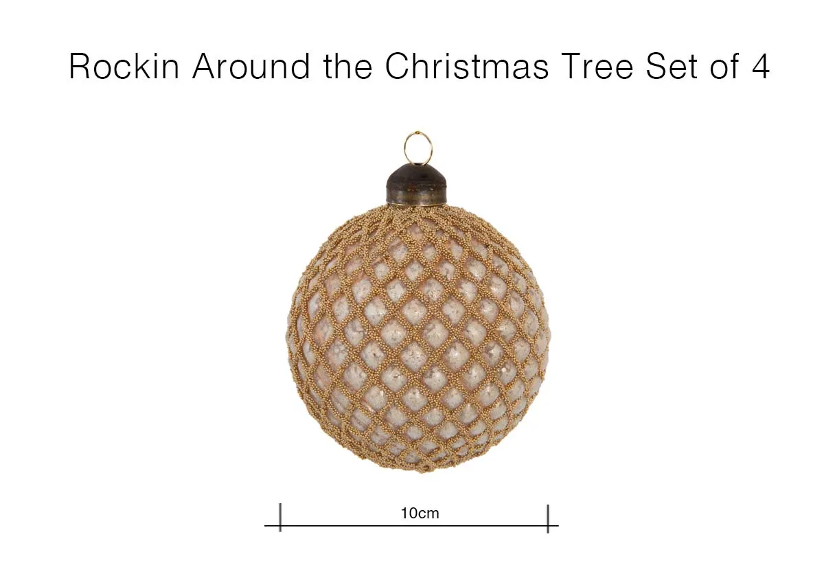 A dimension image of the Rockin Around the Christmas tree with 10cm