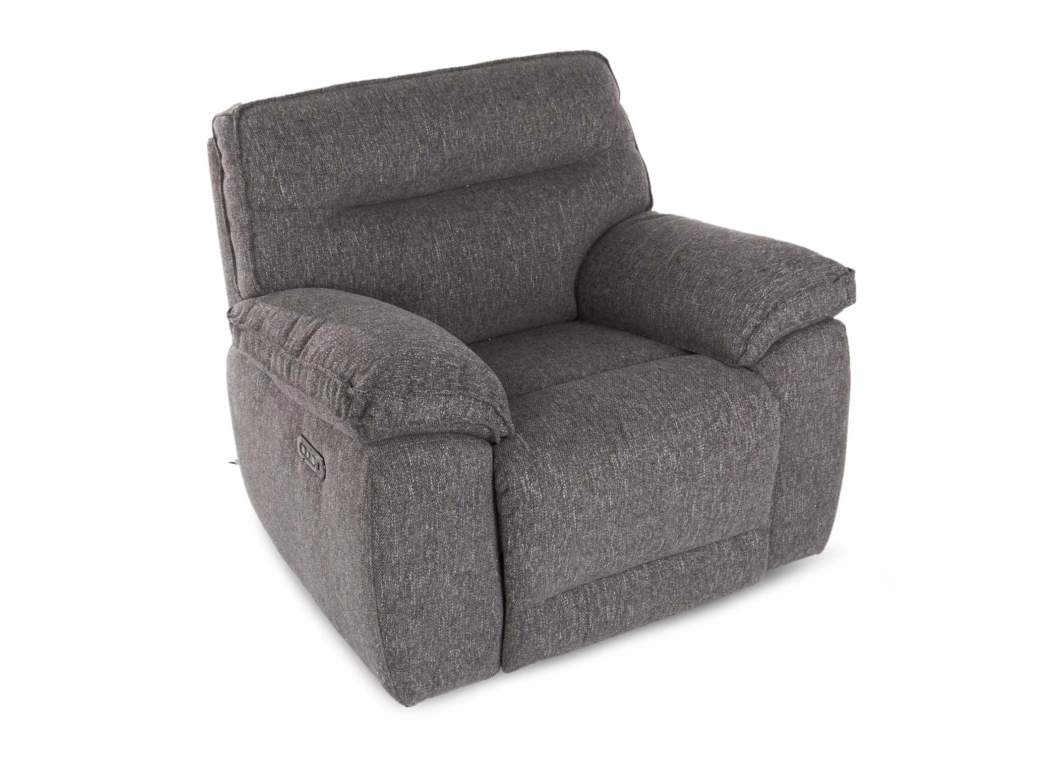 Grey Fabric Power Recliner - Cairns