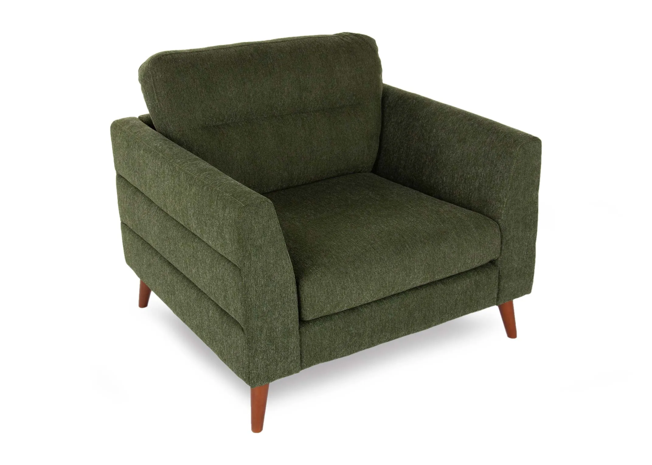 Green Fabric Armchair - Presley