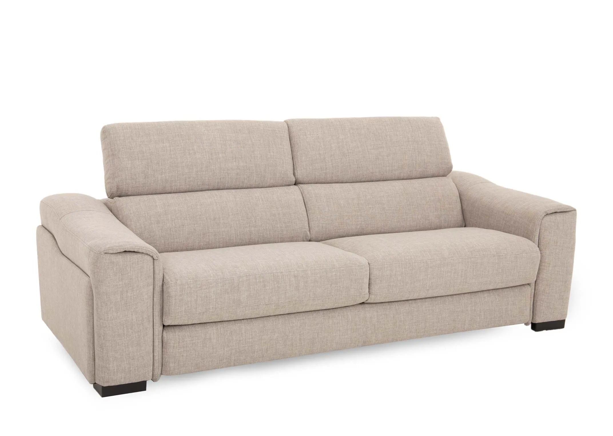 2.5 Seater Grey Fabric Sofa Bed - Murano