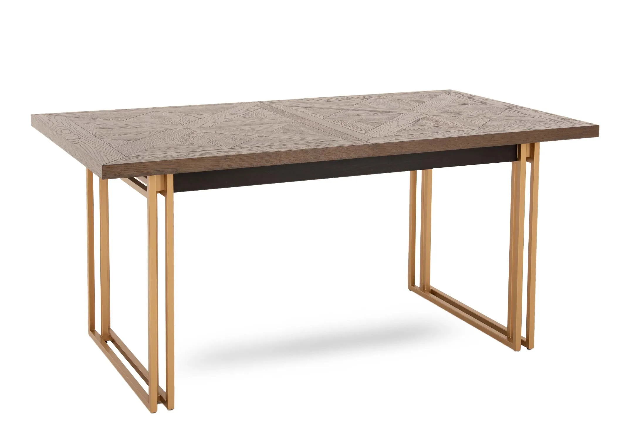 160cm-230cm Dark Oak Extendable Dining Table - Greenwich