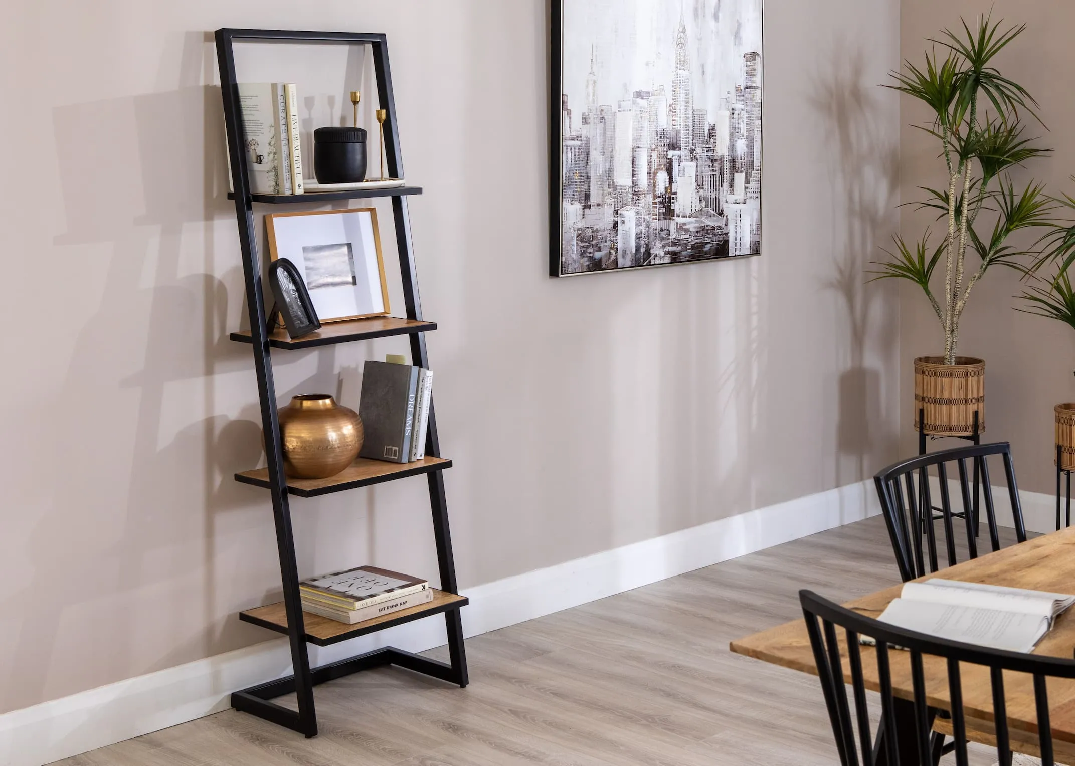 Natural Ladder Display Unit - Mango