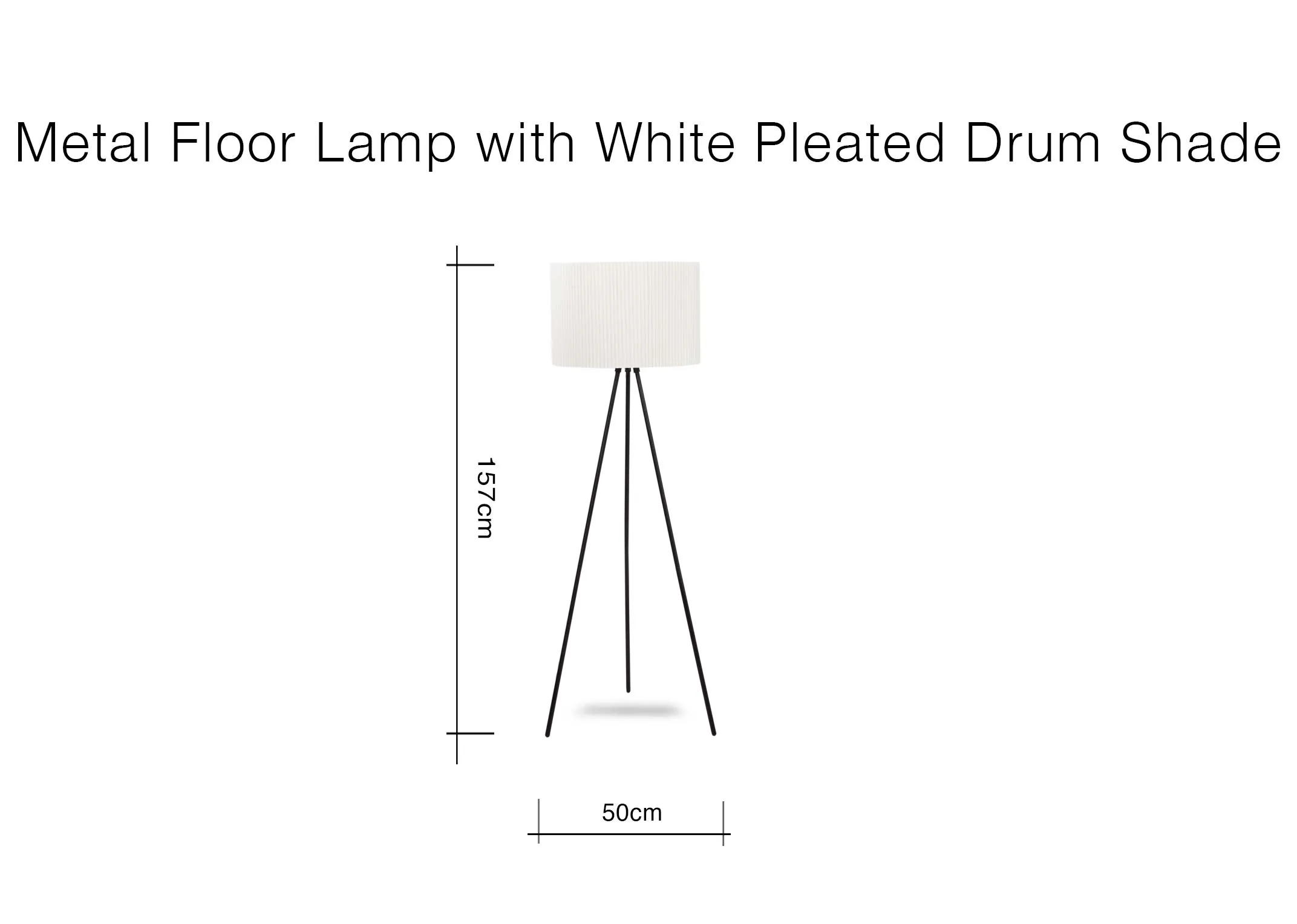 A lifestyle image of the Metal floor lamp with Green Bellini armchair and footstool with Nola black cabinet.