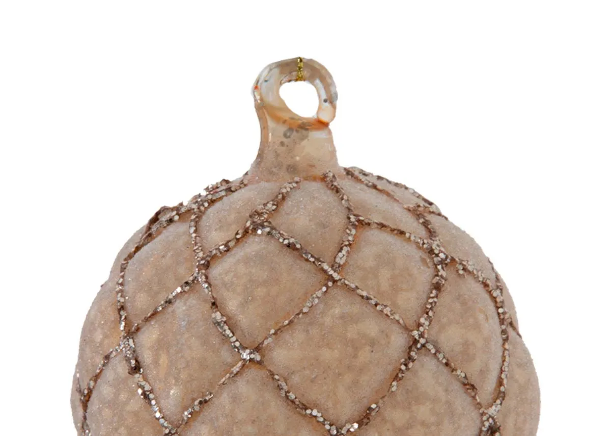 A dimension image of All I want for Christmas bauble with 8cm