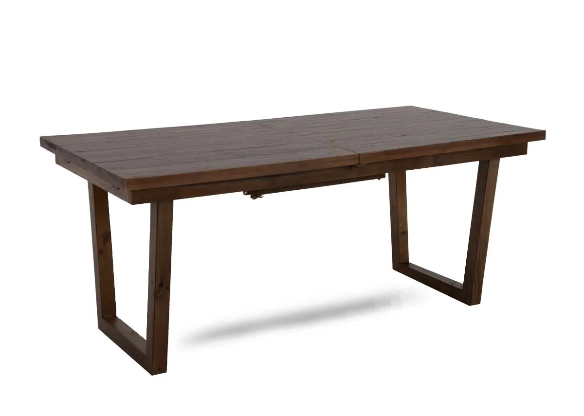 140cm Cashew Reclaimed Extendable Dining Table - Ladder