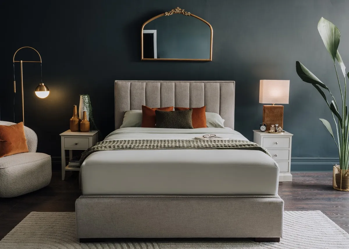 73cm x 100cm Ornate Gold Wall Mirror - Erika