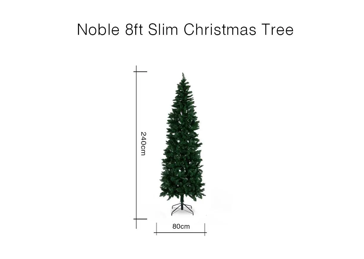 A dimension image of the Noble Tree with 240cm x 80cm