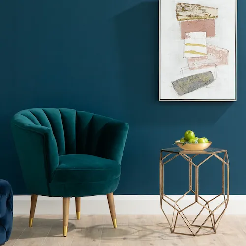 Blush teal chair from EZ Living Furniture.