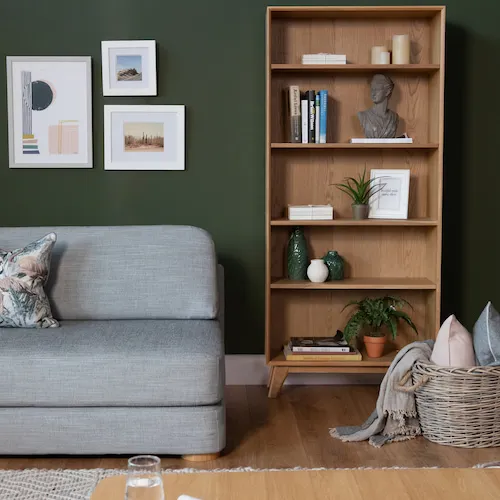 Rho Oak bookcase from EZ Living Furniture.