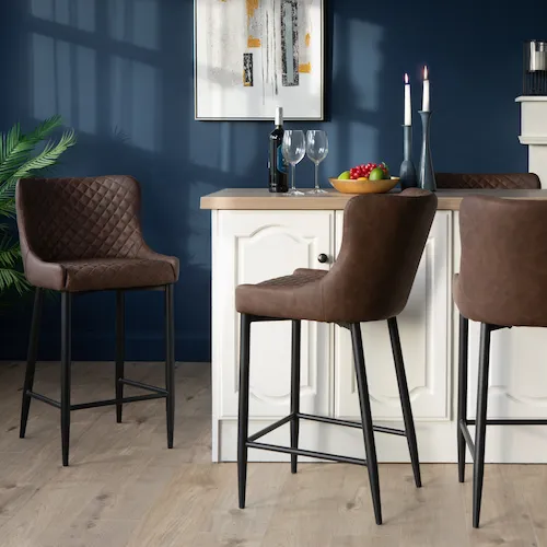 Brown Ottowa Bar Stools from EZ Living Furniture.