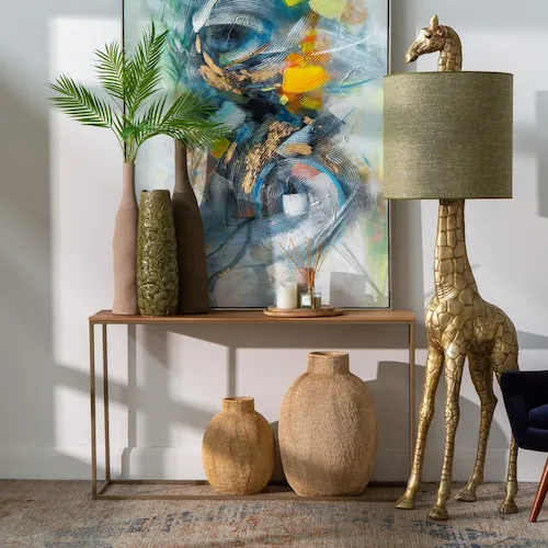 Earthy vases and decorative accessories from EZ Living Furniture.