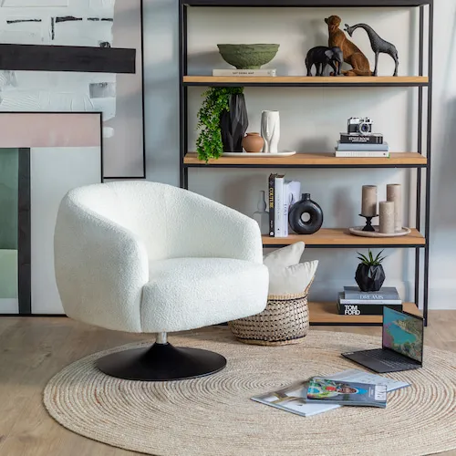 Fusion boucle armchair from EZ Living Furniture.