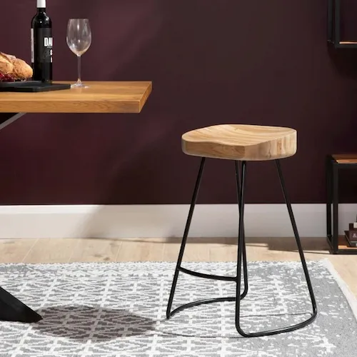 Iona Oak Bar Stools from EZ Living Furniture.