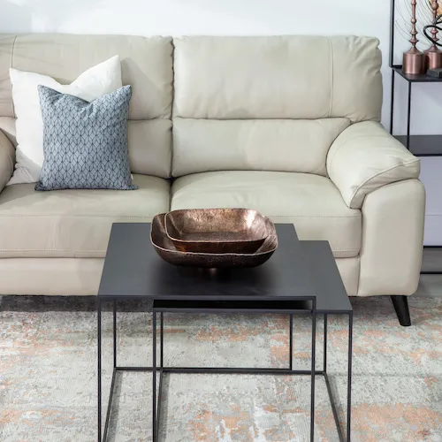 Neva copper decorative bowls from EZ Living Furniture.