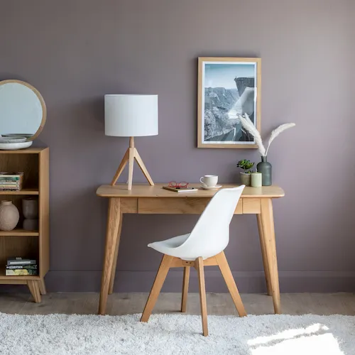 Rho 1 drawer oak desk from EZ Living Furniture.