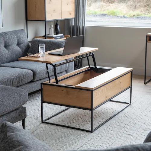 Rivoli coffee table with desk feature from EZ Living Furniture.