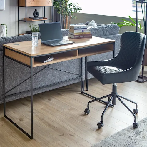 Rivoli Office Desk with Ottowa Office Chair from EZ Living Furniture.