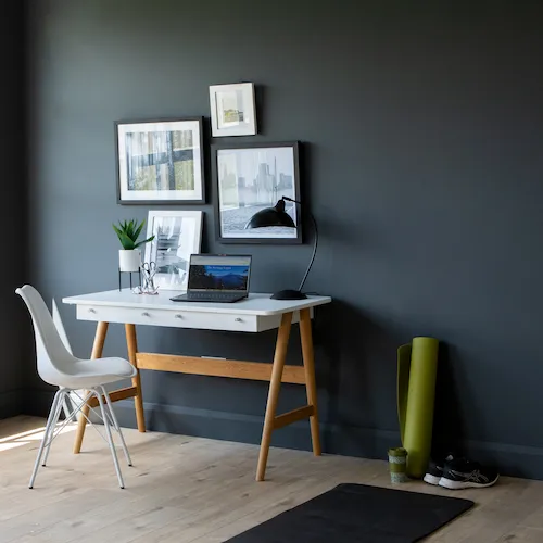 Tia White Top Desk from EZ Living Furniture.