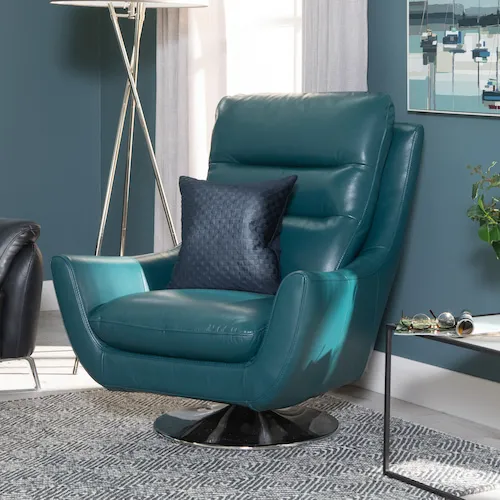 Swift Teal Swivel Chair from EZ Living Furniture.