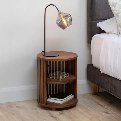 Recap Mahogany bedside locker from EZ Living Furniture.