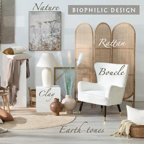 Biophilic Design with furniture and home accessories from EZ Living Furniture.