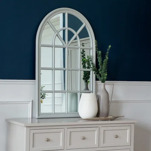 Palladian Large Arch Window Mirror from EZ Living Furniture.