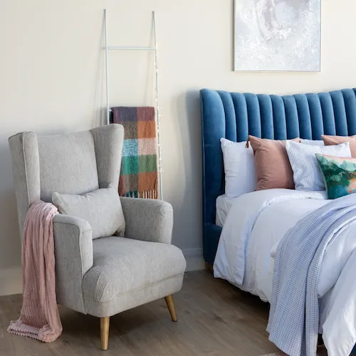 Relax grey armchair from EZ Living Furniture.