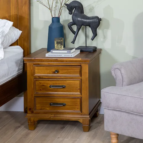 Allyson 3 Drawer Small Pine Locker from EZ Living Furniture.