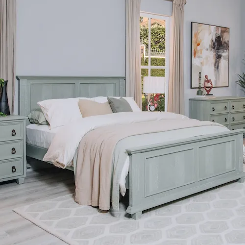 Grenoble Double Green Bed Frame from EZ Living Furniture.