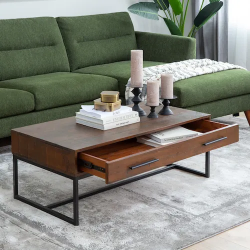 1 Drawer Chicago Brown Coffee Table from EZ Living Furniture.