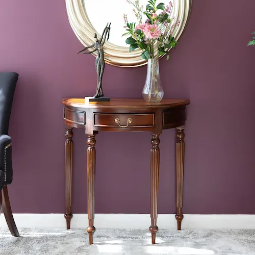 Victoria Mahogany Console Table from EZ Living Furniture.