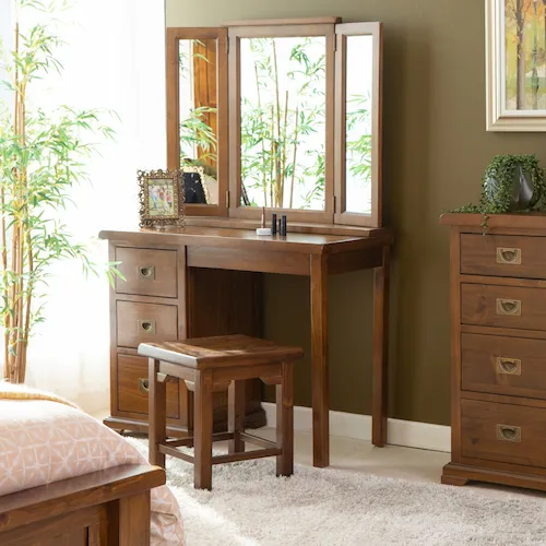 Aisling Dressing Table and Stool from EZ Living Furniture.