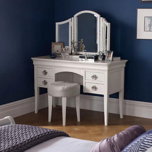 Chantilly White Dressing Table Set from EZ Living Furniture.