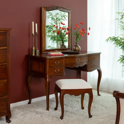 Lyon Five Drawer Mahogany Dresser from EZ Living Furniture.