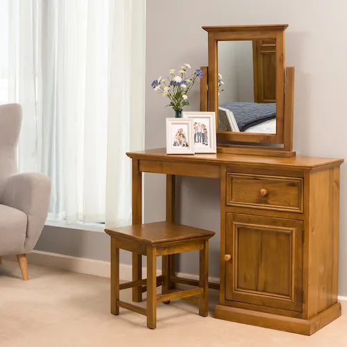Taylor Natural Pine Table and Stool from EZ Living Furniture.