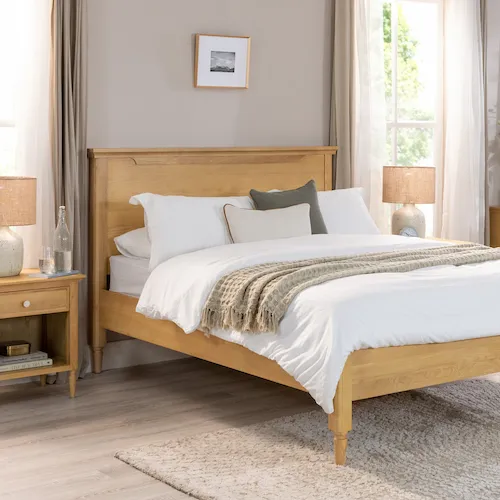 Dover Light Ash Bed Frame from EZ Living Furniture.