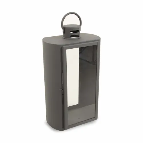 Large grey lantern from EZ Living Furniture.