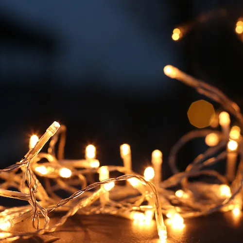 String lights.
