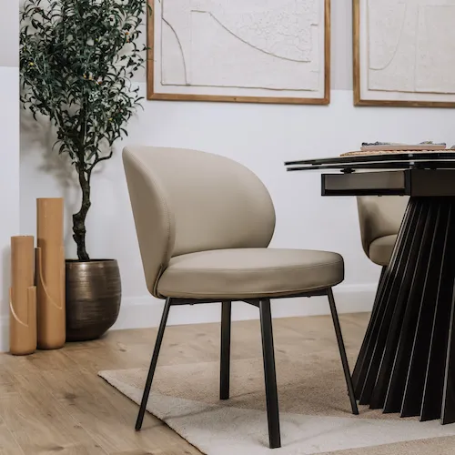 Lorenzo Faux Leather Dining Chair at EZ Living Furniture.