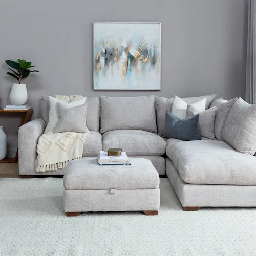Aurora Footstool from EZ Living Furniture.