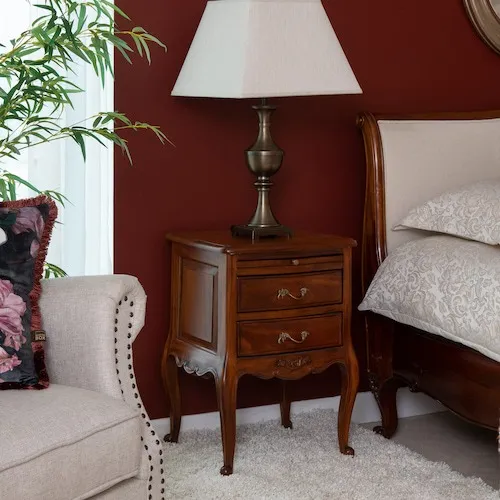 Lyon bedside locker at EZ Living Furniture.