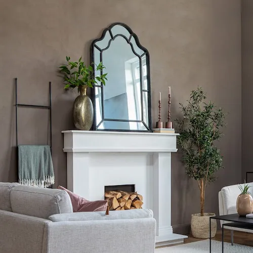 Hyde Black Arch Mirror at EZ Living Furniture.