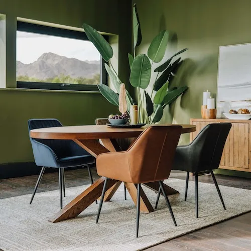 Oslo Oval Oak Dining Table at EZ Living Furniture.