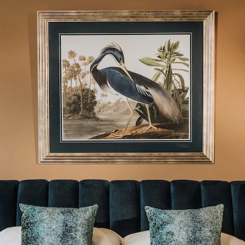 Louisiana Heron Framed Print at EZ Living Furniture.