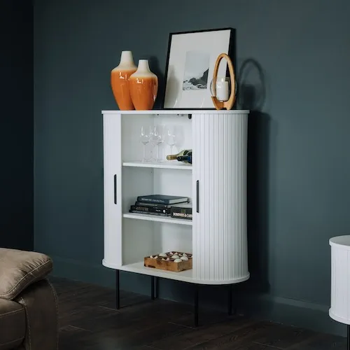 Nola 2 Door White Oak Cabinet at EZ Living Furniture.