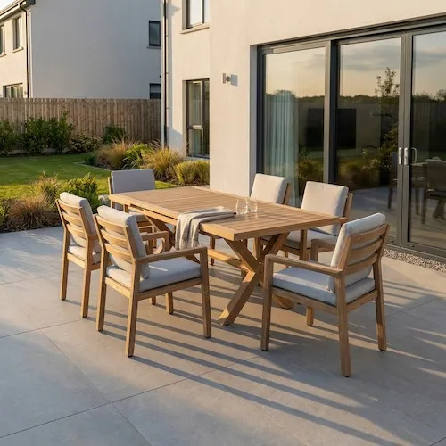 Bordeaux Extendable Garden Dining Set from EZ Living Furniture.