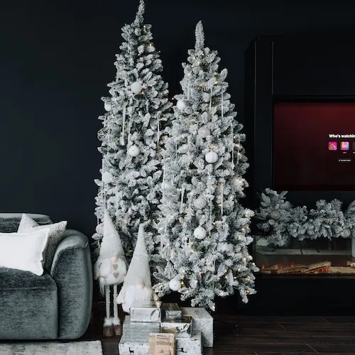 Noble Slim Snow-Covered Christmas Tree at EZ Living Furniture.