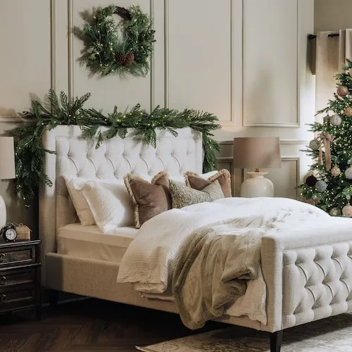 Large Bell & Pine Hanging with LED Christmas Decoration at EZ Living Furniture.